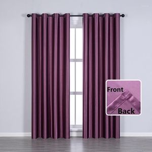 Занавес XTMYI твердый цвет 80% Blackout для гостиной спальни современные фиолетовые атласные шторы окна