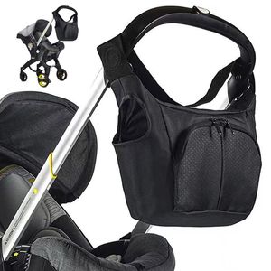 Запчасти для колясок Аксессуары doona Многофункциональная переносная сумка для подгузников, совместимая с коляской doona/foofoo, черная, водонепроницаемая, для хранения 221010