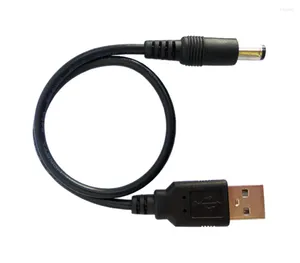 Denetleyiciler 100cm uzunluğunda Siyah USB Port DC5V 5.5 2.1mm DC Varil Güç Kablosu Bağlayıcı Küçük Uzatma 5V LED Şerit