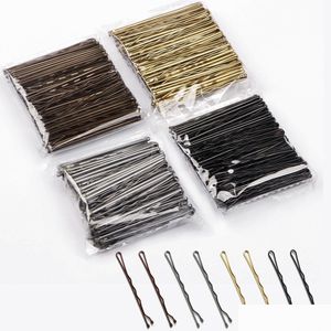 Bead Making Tools Bead Making Tools 100 Pcs 4 Colors 5Cm Hair Clip Lady Hairpins Curly Wavy Grips Hairstyle Women Pins Styling Hairs Dhxvg