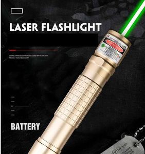 Yüksek Güçlü Lazer İşaretçi Güçlü 1000m uzunluğunda çekim yeşil ışık lambası USB şarj edilebilir SOS Arama Işıkları Avcılık Öğretimi Mini Penlight