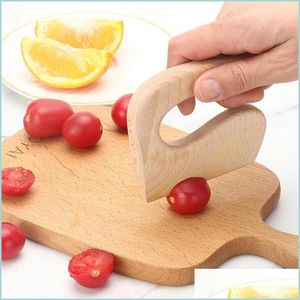 Obst Gemüse Werkzeuge Holz Kinder Cutter Nette Form Küche Werkzeug Zum Schneiden Von Gemüse Kochen Kinder Sicheres Spielzeug Diy Drop Lieferung 202 Dhwk3