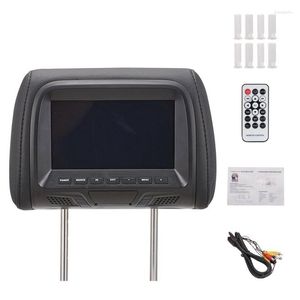 7inch Dokunmatik Ekran Araba Başlık Monitörü MP5 Player Yastığı Destek Video Senkronizasyon/ Ayna Bağlantı