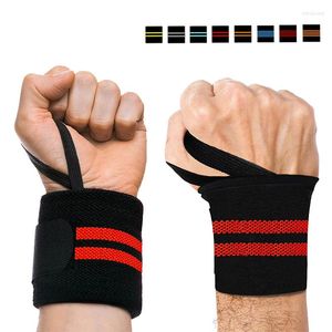 Bilek Desteği 1 Çift Spor Bilek Bant Ağırlık Kaldırma Gym Education Brace Straps Sarar CrossFit Powerlifting El Bantları