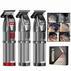 Makas Makasları Madeshow M6 Profesyonel Saç Clipper Erkekler Tam Metal Berber Mekanizması Saç Makinesi Tımarlama düzelticileri Güçlü Güç 7200rpm W221012