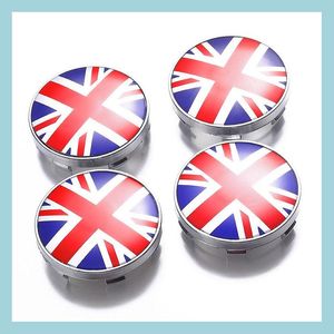 Декоративные светильники 4pcs wheel weel cap center diameter er 60mm abs uk flag logo Droper доставка 2022 Мобильные телефоны Мотоциклы.