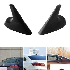 Araba antenleri araba anten siyah kukla köpekbalığı fin tarzı hava mini dekorasyon aksesuarları Damla Teslimat 2022 Mobiles Motosiklet Parçaları DHN6V