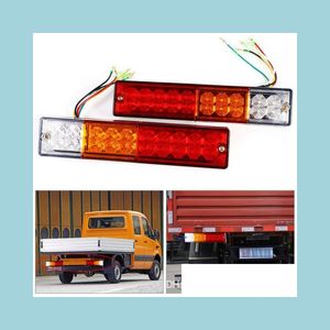 Мотоциклетное освещение 2pcs Trailer Lights светодиодные остановки задний хвостовой тормоз обратный свет Индиактор 12 В/24 В.