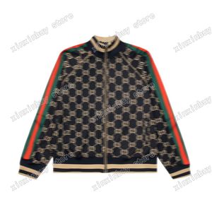 xinxinbuy Мужское дизайнерское пальто, куртка, жаккардовая ткань с буквенным принтом, цветная лямка, с длинным рукавом, для женщин, красный, черный, хаки, синий, XS-L