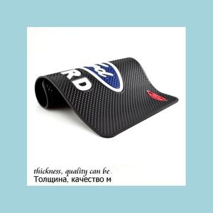 Anti Slip Paspas Styling Anti-Slip Mat Anti-Skip Pad Jel Sticker Ford Süsler Dekorasyon Aksesuarları Dal Dönüşü 2022 Mobil Dhvwy