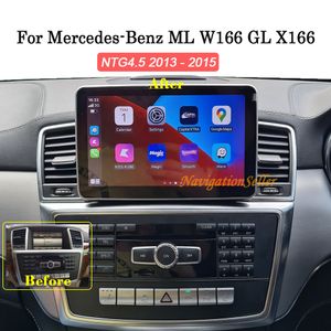 8.4inch Car DVD Player android ekran Mercedes-Benz ML350 GL 2012-2016 Radyo Stereo Yükseltme Apple Carplay FullTouch GPS Navigasyon WiFi Bluetooth