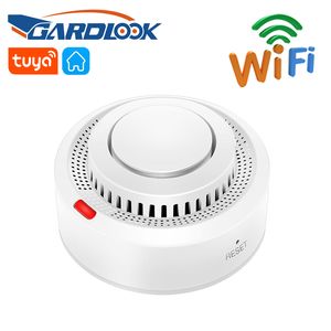 Diğer GARDLOOK Wifi Duman Dedektörü Sensörü Alarmı Yangından Korunma Ev Güvenliği Tuya Smart Life APP 221014