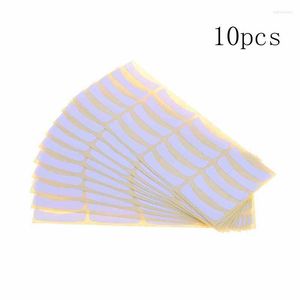 Yanlış Kirpikler Tek Kullanımlık Göz Kirpik Yama 10sheet/100 Salkılar Kağıt Gözler Pad Kirpik Uzatma Yamaları Uç Sticker Wrap
