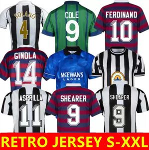 95 96 97 NewcastleS SOCCER jerseys 98 99 NUFC SHEARER Retro HAMANN SHEARER PINAS 1988 93 95 1997 05 06 2000 01 UNITED OWEN classic FOOTBALL SHIRTS Ginola long sleeves