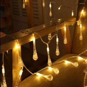 Dizeler 5m 20 LED Raindrop Noel Işıkları Dış Bahçe Veranda Partisi için Çok Molor Açık Dize