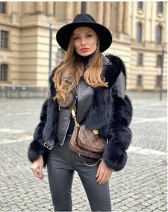 New Look Fox Fur Jackets Coat de mulheres pretas de tamanho grande de casaco falso designer de coquetão de lã Women WhiM Warm 4xl 3xl 2xl xl l Jackets de couro para ela