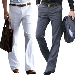 Мужские костюмы формальные брюки мужские расклешенные брюки колокольчики брюки танец белый костюм размеры 37
