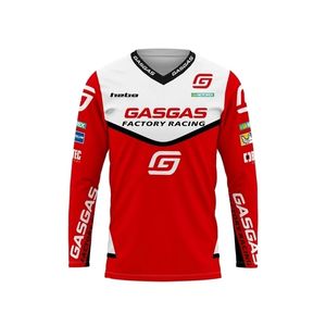 Топы для велоспорта GASGAS Downhill Jersey Moto Enduro MTB Dirt Bike Mens Maillot Hombre ATV Motocross DH Off Road Mountain Cycling Jersey MX 221017