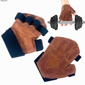 Yeni unisex ağırlık kaldırma eğitimi eldivenleri fitness spor vücut binası jimnastik kavrama spor salonu el palmiye bilek koruyucu