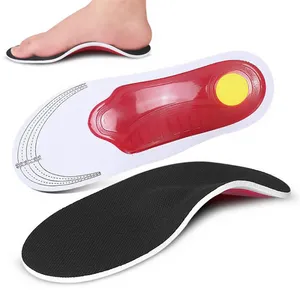 Premium Orthotic 3D Arch Support Insoles Gel Pad Arch Flat Feet For Women Men Orthopedic Foot Pain Damping Cushion