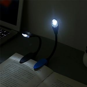 Book Lights Mini Clip-On Flexible Bright LED Lamp Light Reading Lamps For Travel Bedroom Book Reader Christmas Gifts