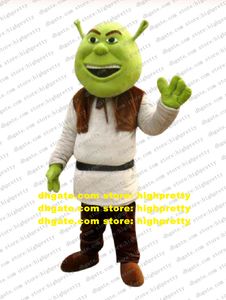 Shrek Maskot Kostüm Yetişkin Karikatür Karakter Kıyafet Kampanyası Propaganda Broşür Dağıtım CX2029