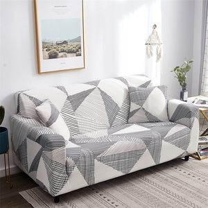 HOUSMIFE Elastic Sofa Covers for Living Room funda sofa Couch Cover Chair Protector 1 2 3 4-seater Geometric Slipcovers 220513
