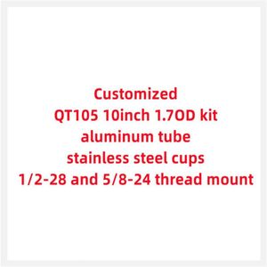 10 -дюймовый 1,7 OD Алюминиевая трубка наборы из нержавеющей стали для очистки автомобильного моторного масла QT105