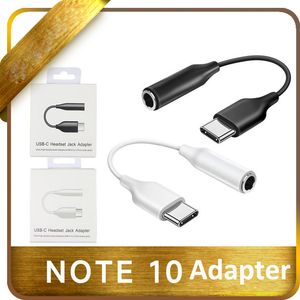 Адаптеры сотового телефона для кабеля Samsung Type-C USB-C Мужчина до 3,5 мм адаптер Aux Audio Jack 20 плюс примечание 10