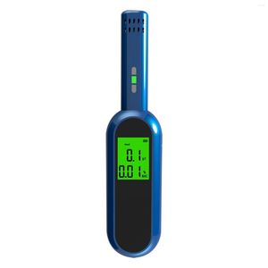 Şarj edilebilir nefes alkol test cihazı LCD Dijital Breathalyzer üfleme Elle tutulan sarhoş sürüş algılama göstergesi