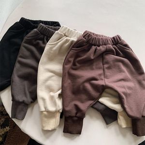 Pantolon yürümeye başlayan çocuk harem düz renkli çocuk kalem pantolon marka sonbahar pamuk bebek erkekler rahat alt külot