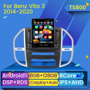 Car DVD-радио мультимедийный игрок 2 DIN Android Auto Radio Video Stereo для Mercedes Benz Vito W447 2014-2021 GPS Track CarPlay CarPlay