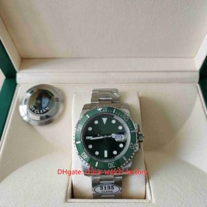 CLEAN Factory Mens Watch CF Perfect Version 40mm 116610 116610LV-97200 Green Ceramic 904L Steel Watches CAL.3135 Movement Mecânico Automático Relógios de Pulso Masculino