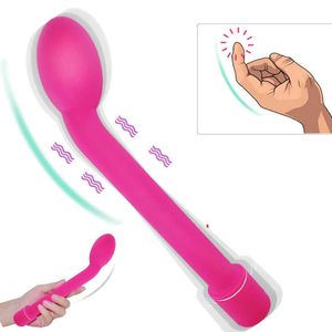 Предметы красоты G Spot Dildo Wibrator Женский мастурбатор с изогнутым наконечником влагалища Стимулятор Клитора Сексуальная игрушка для женщин эротические игрушки Взрослые