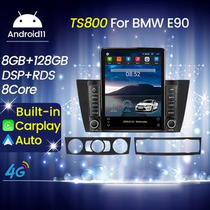 Android 11 Araba DVD Radyo 2din Player Android, BMW 3 Serisi E90 E91 E92 E92 GPS Multimedya Video Otomatik Carplay