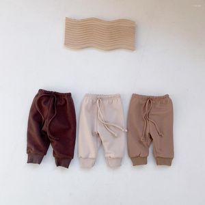 Pantolon bebek pantolon kırışmış pamuklu vintage bloomers legging katı 6m-2t toddler bebek kız çocuk