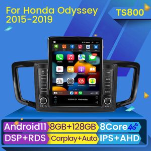 Android Car dvd Radio Lettore di Navigazione GPS per Honda Odyssey 5 RC 2013-2019 Tesla Stile Unità di Testa Stereo 4G 2din Auto BT