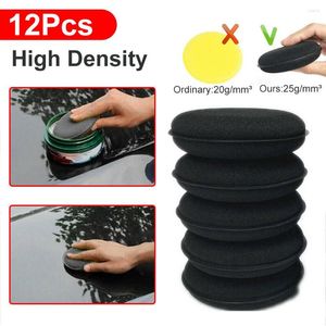 Car Sponge 12pcs Waxing Polish Foam Wax Applicator Cleaning Detailing Pads Kit High Density