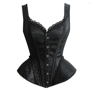 Bustiers Corsets Готические переоборудованные жилеты для корсета женщины шипение бурлеск