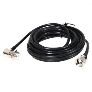 Walkie Talkie Low Loss Mobile Car Radio Cable 16ft/5M Coaxial Extend для KT-8900 BJ-21 5-метровая антенна