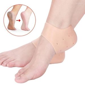 Ayak bileği desteği elastik silikon kauçuk jel çorap pedler için Anti çatlama astar topuk nemlendirici ayak cilt SEBS koruma
