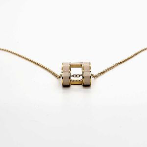 Kolye Kolyeler Yeni yüksek kaliteli erkekler ve kadınlar altın kolye kolye moda tasarımcısı tasarımı 316L paslanmaz çelik bayanlar Sevgililer günü hediyesi zincir uzunluğu