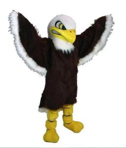 Новый The Hawk Eagle Mascot Bird Bird Costumedress Взрослые Размер Хэллоуин Костюм Костюм Костюм Костюм Костюм.