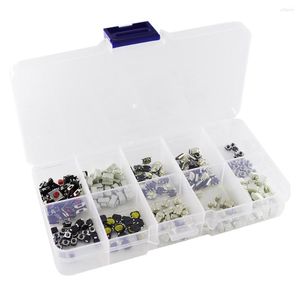 Switch 250Pcs 10-Types Tactile Push Button Car Remote Control Keys Touch Microswitch