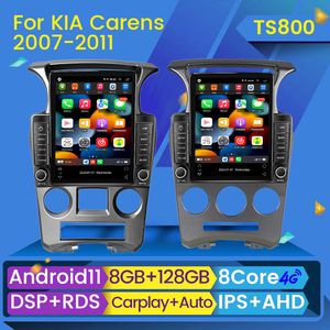 Android 11 Oyuncu Carplay Car DVD Radyo Kia Carens 2007-2011 Autoradio Multimedya Video Stereo GPS 2din Tesla Style için