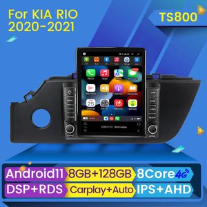128G Android 11 Car DVD Multimedia Video Player CarPlay для Kia Rio 4 IV FB 2020 2021 RIO4 Навигационные стерео GPS № 2DIN 2 DIN