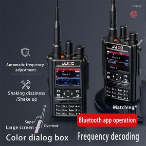 Walkie Talkie Ham İki Yönlü Radyo Bluetooth Programı GPS Alıcı-Verici 136-520MHz Tüm Bantlar FM AM Bant Alıcı DTMF USB ÜCRETİ Ticari