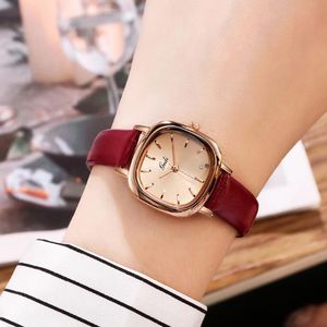 Gedi'nin yeni sonbahar saati moda niş tasarım retro tarzı kuvars kadınlar kadınlar için basit ve kompakt mizaç saatleri için doğum günü hediyesi 21027