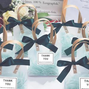 Hediye Sargısı 10 PCS/LOT Buzlu PVC Partisi Bebek Duş Çikolata Kutuları Paket/Düğün İyilikleri İçin Teşekkürler Çanta