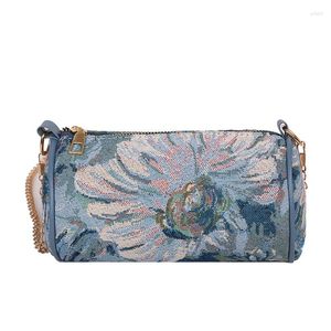 Вечерние сумки роскошные сумки оптовая мода уникальная ткань дамы, слинг -плечевой кошелек, Kl221133